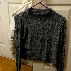 Dark grey fitted long sleeve